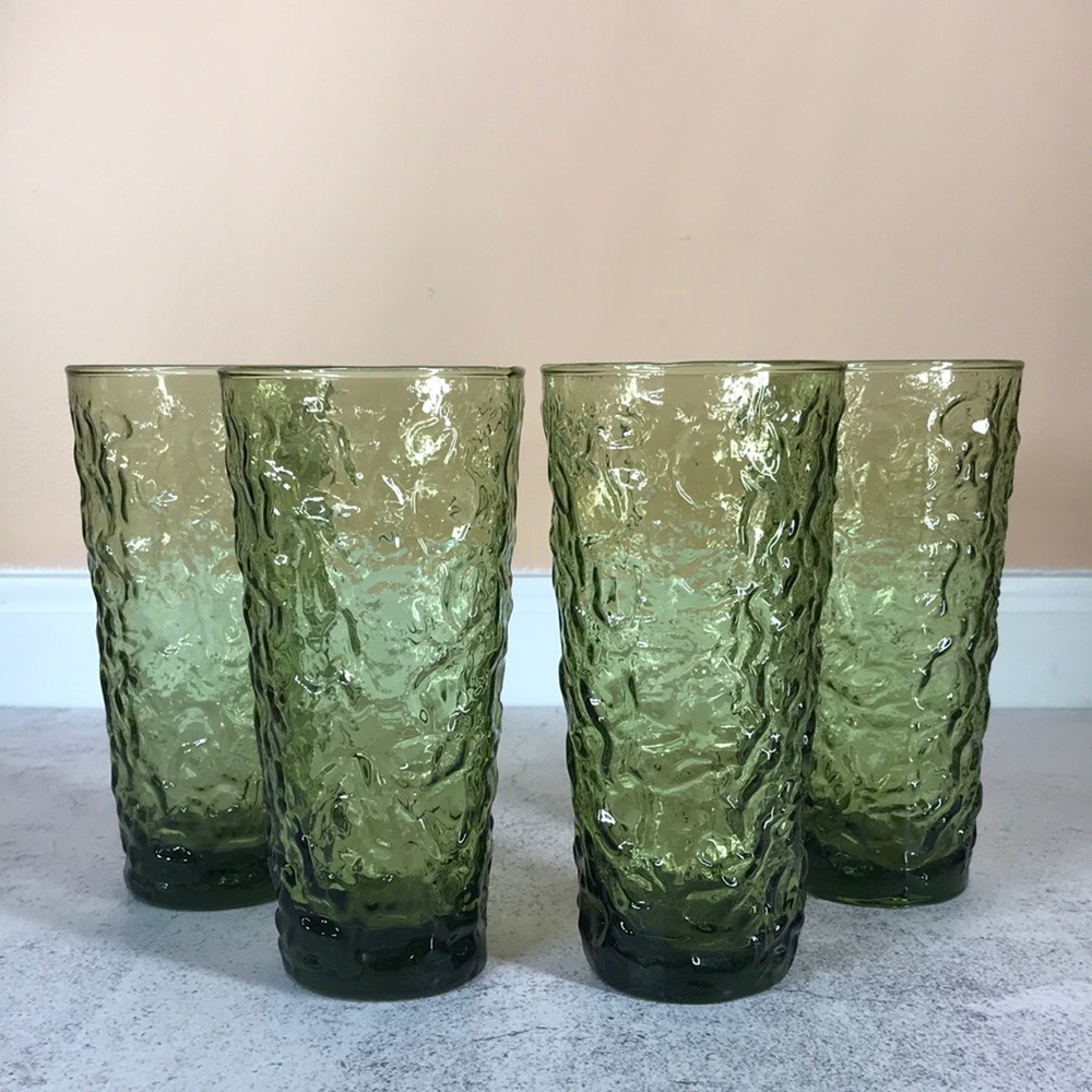 Vintage Anchor Hocking Lido Milano Glasses